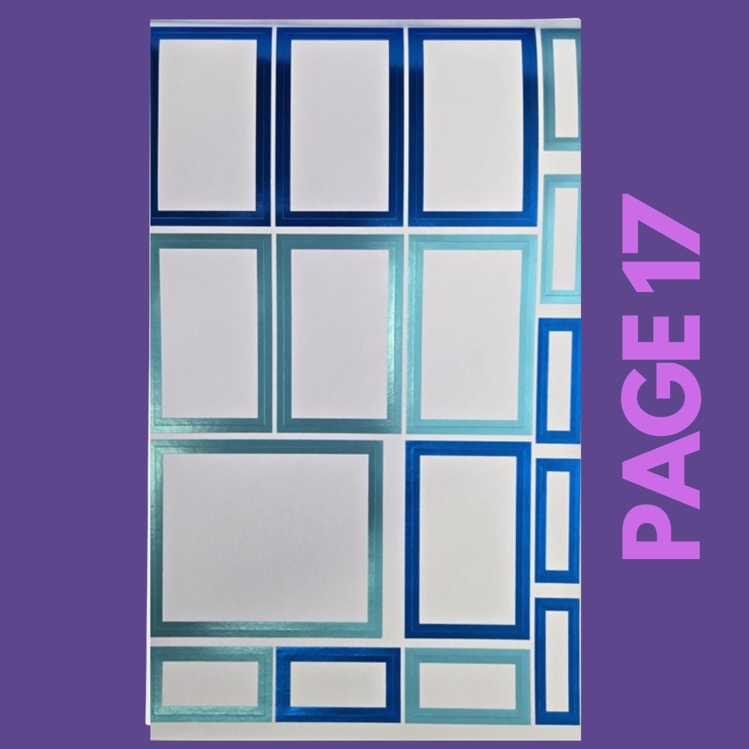 INDIVIDUAL SHEETS FOIL Rainbow Boxes