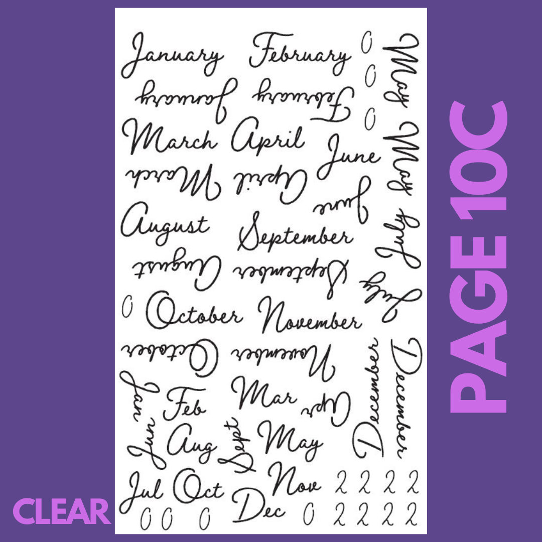 INDIVIDUAL SHEETS Date It