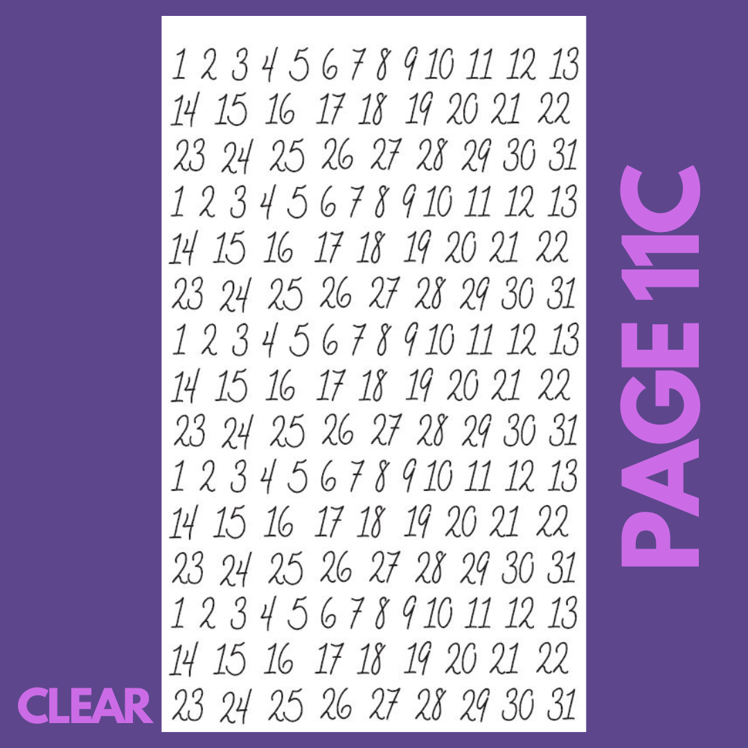 INDIVIDUAL SHEETS Date It