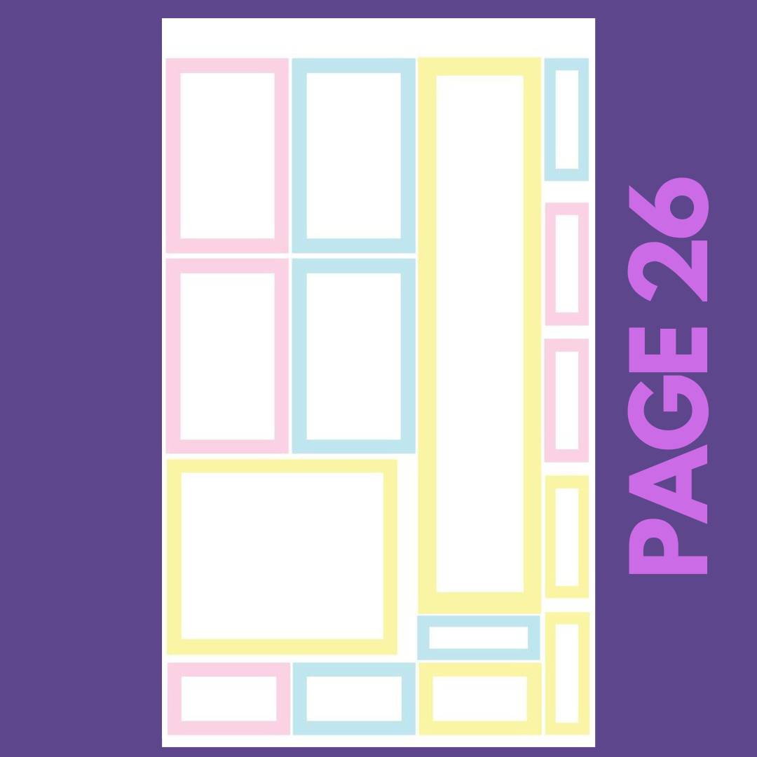 INDIVIDUAL SHEETS Spring Boxes
