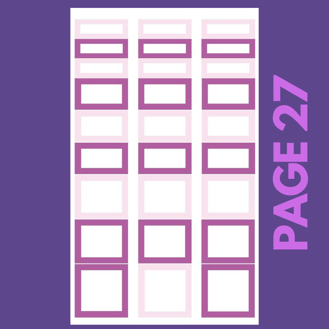INDIVIDUAL SHEETS Spring Boxes 2.0