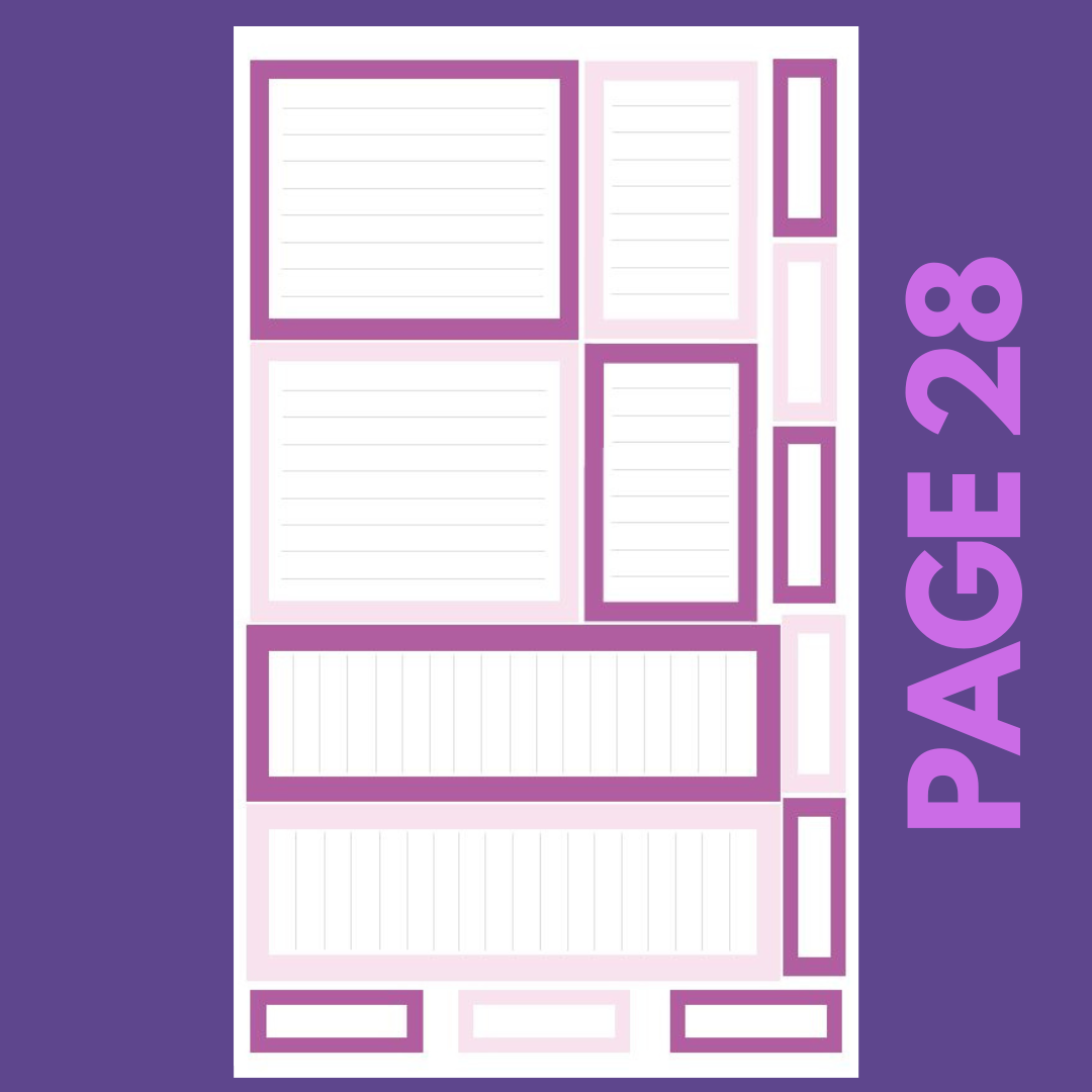 INDIVIDUAL SHEETS Spring Boxes 2.0