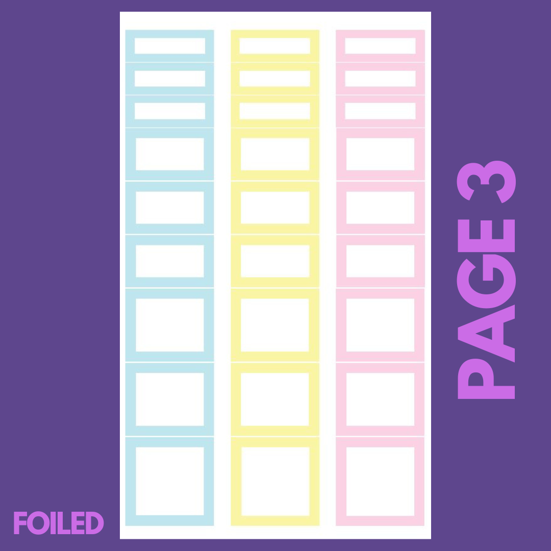 INDIVIDUAL SHEETS Spring Boxes 2.0
