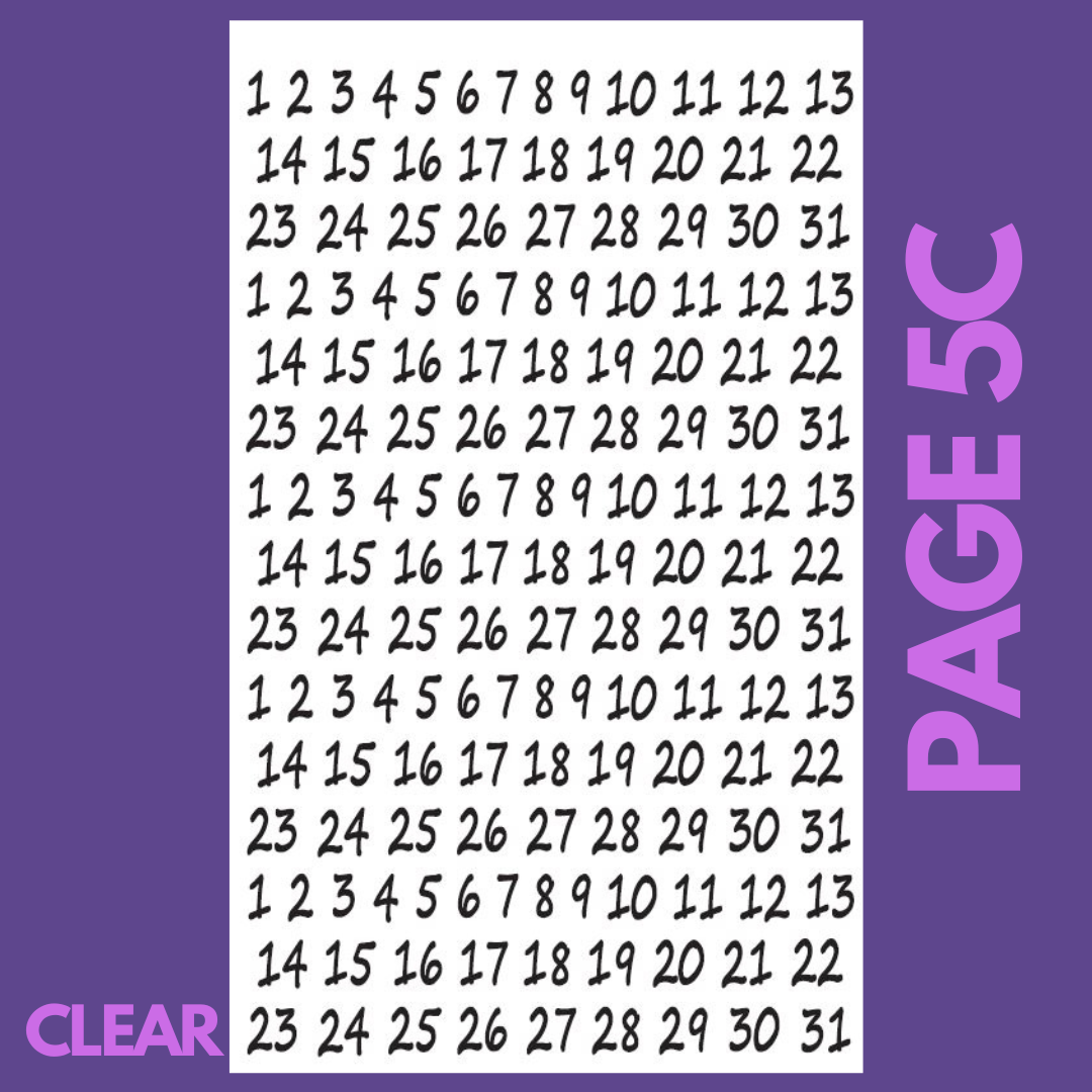 INDIVIDUAL SHEETS Date It