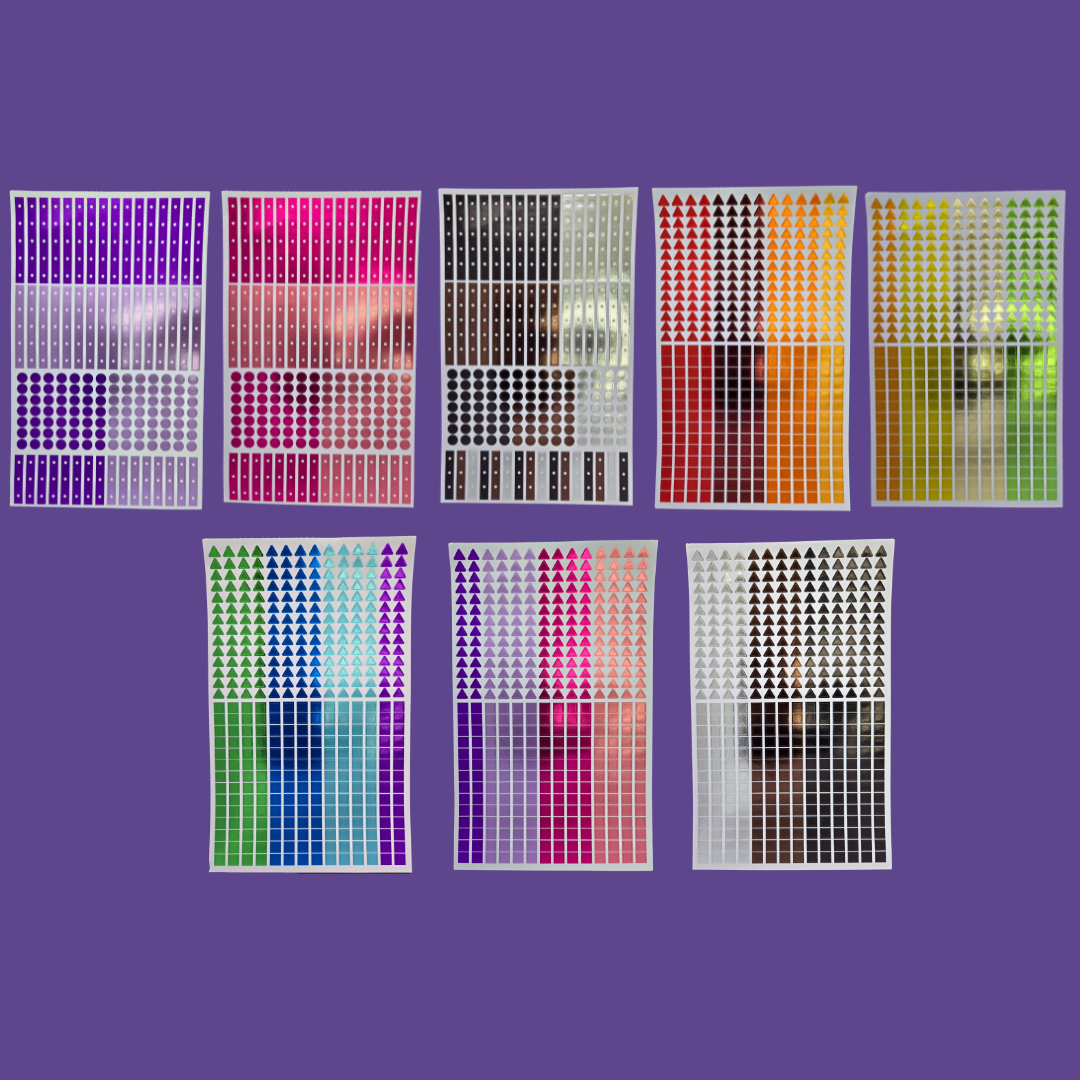 Glitter & Foil Check It Off Sticker Book