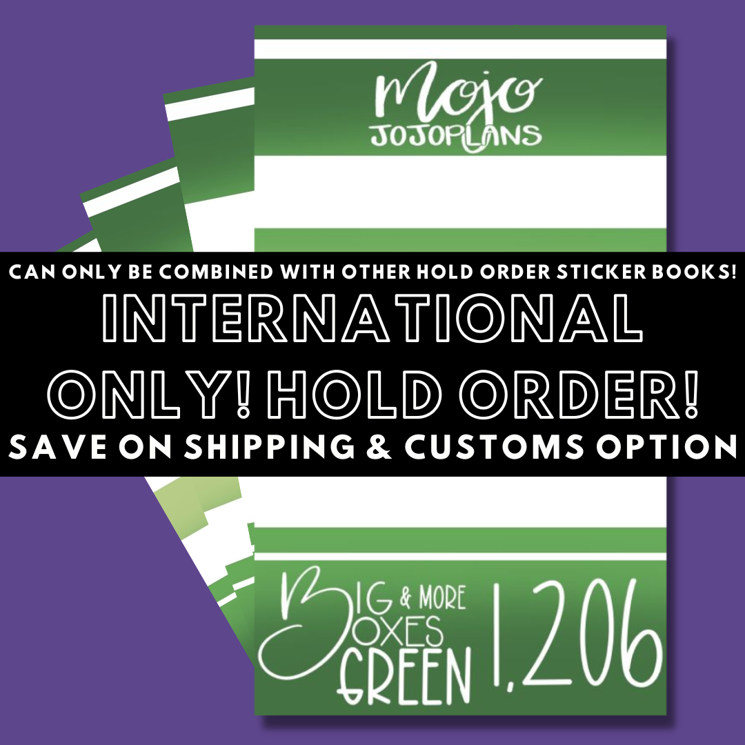 INTERNATIONAL ONLY- Big Sticker Books Options (No U.S. Orders)