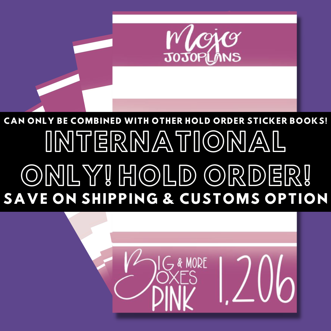 INTERNATIONAL ONLY- Big Sticker Books Options (No U.S. Orders)