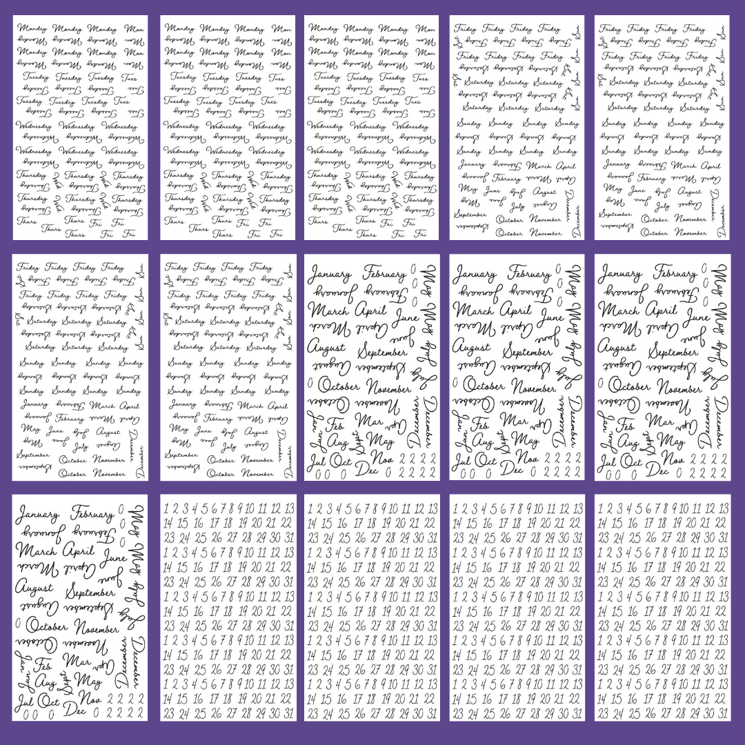 Date It! Sticker Book REVAMPED