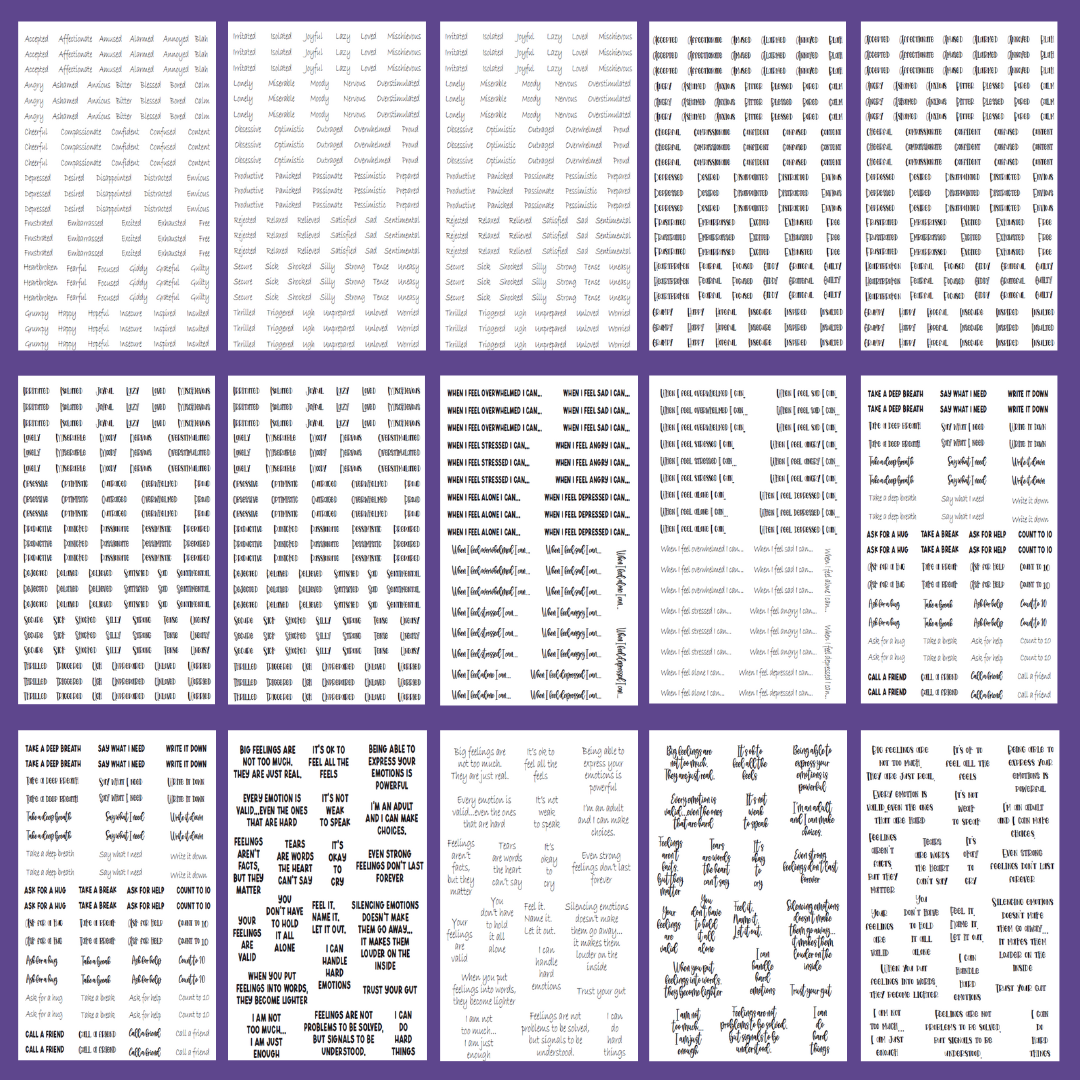 Feel the Feels Sticker Book