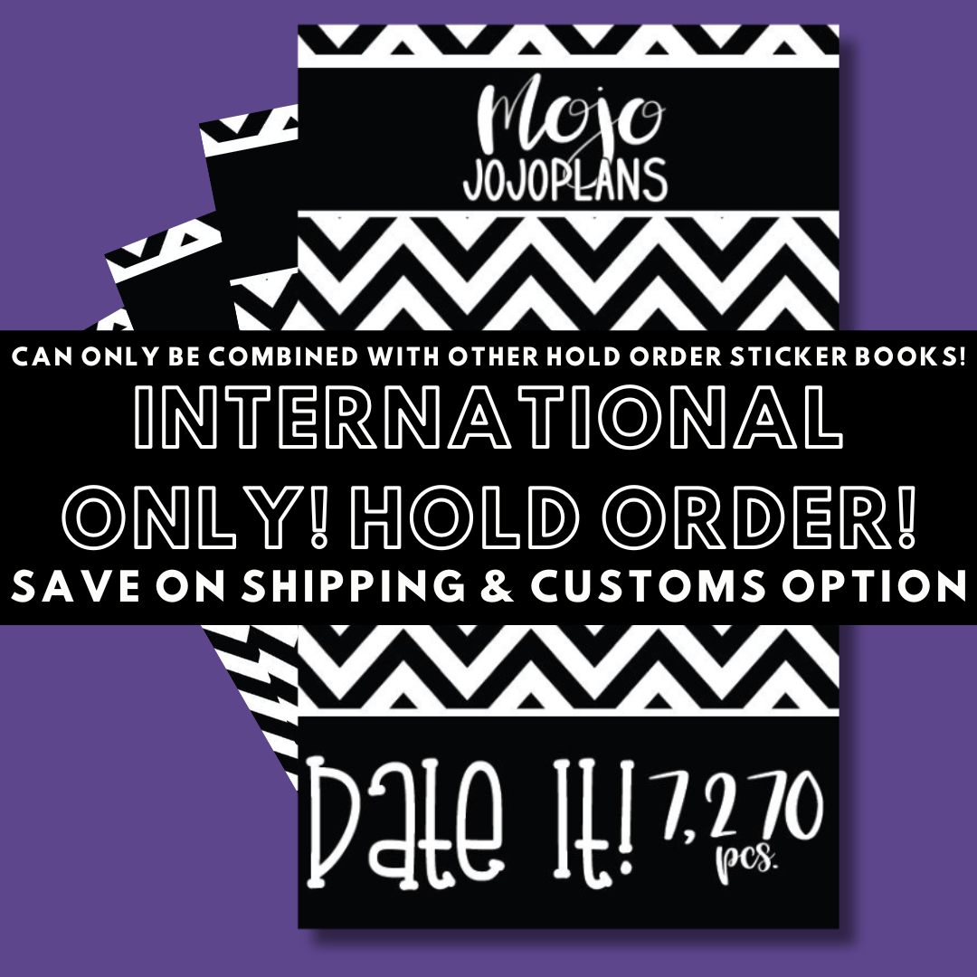 INTERNATIONAL ONLY- Quotes & Word Sticker Books Options (No U.S. Orders)