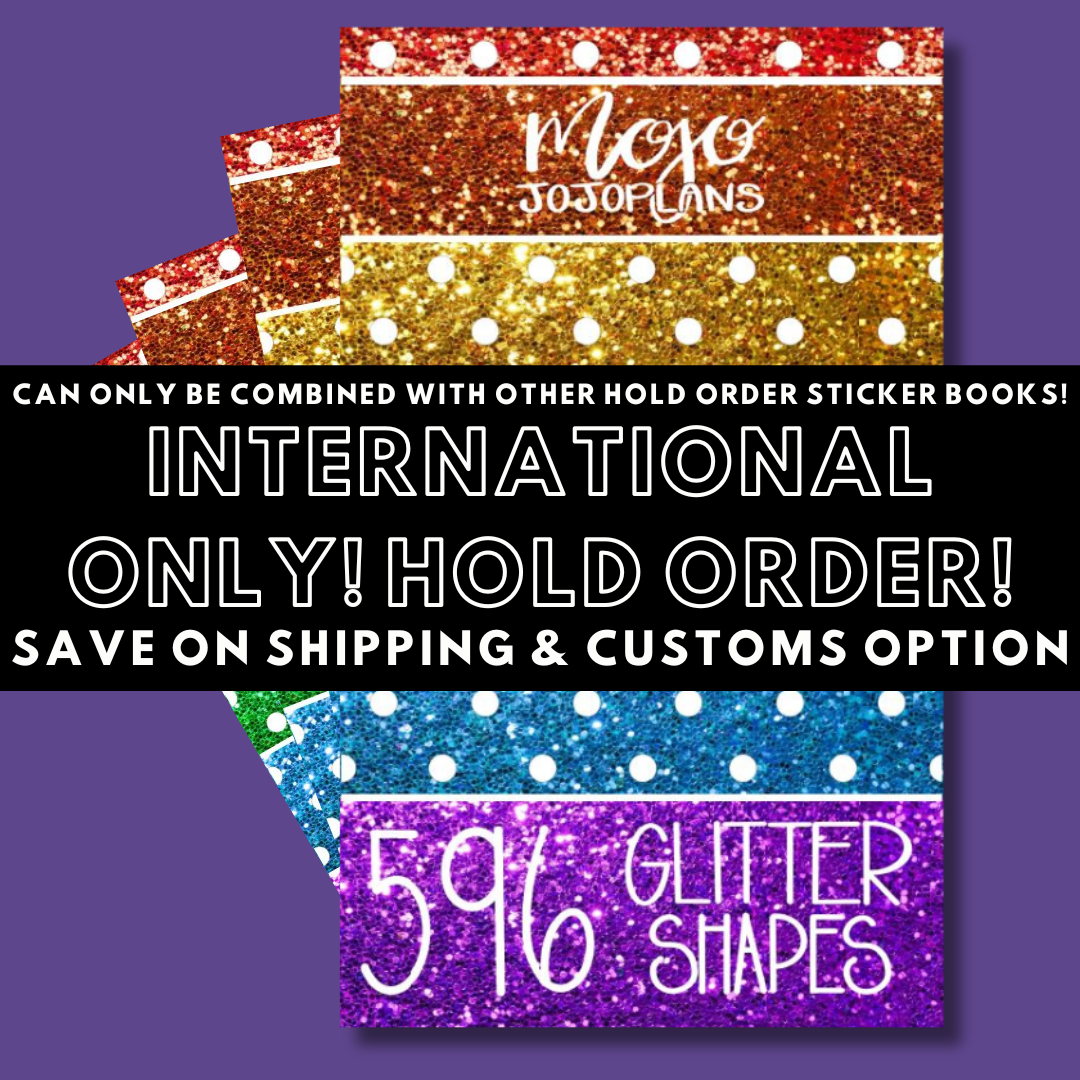 INTERNATIONAL ONLY- Shapes Sticker Books Options (No U.S. Orders)