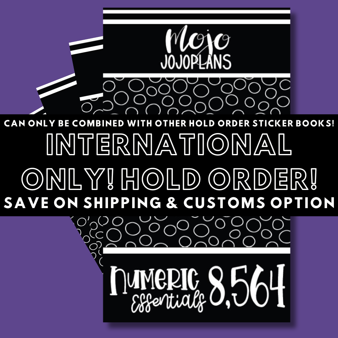 INTERNATIONAL ONLY- Quotes & Word Sticker Books Options (No U.S. Orders)