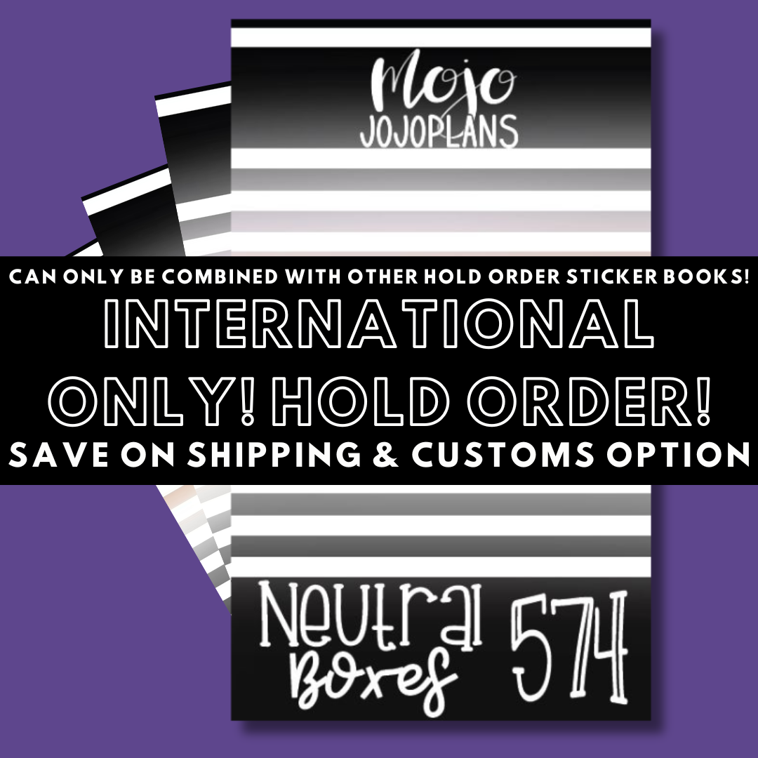 INTERNATIONAL ONLY- Classic Sticker Books Options (No U.S. Orders)