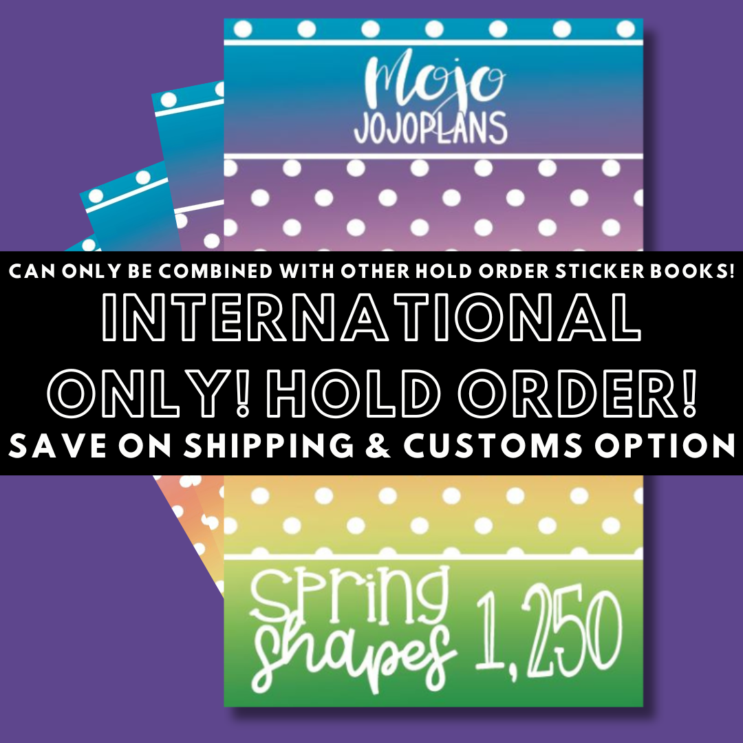 INTERNATIONAL ONLY- Classic Sticker Books Options (No U.S. Orders)