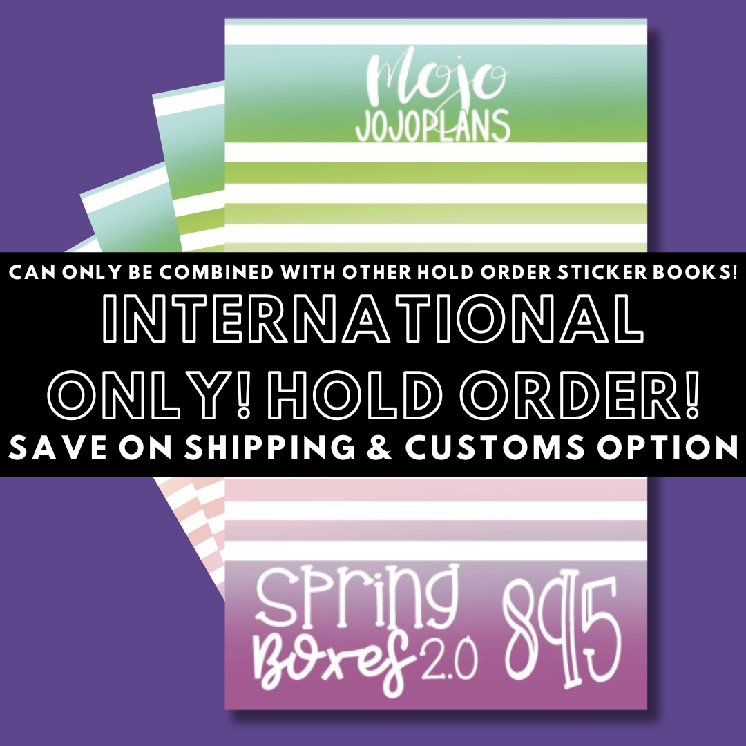 INTERNATIONAL ONLY- Classic Sticker Books Options (No U.S. Orders)