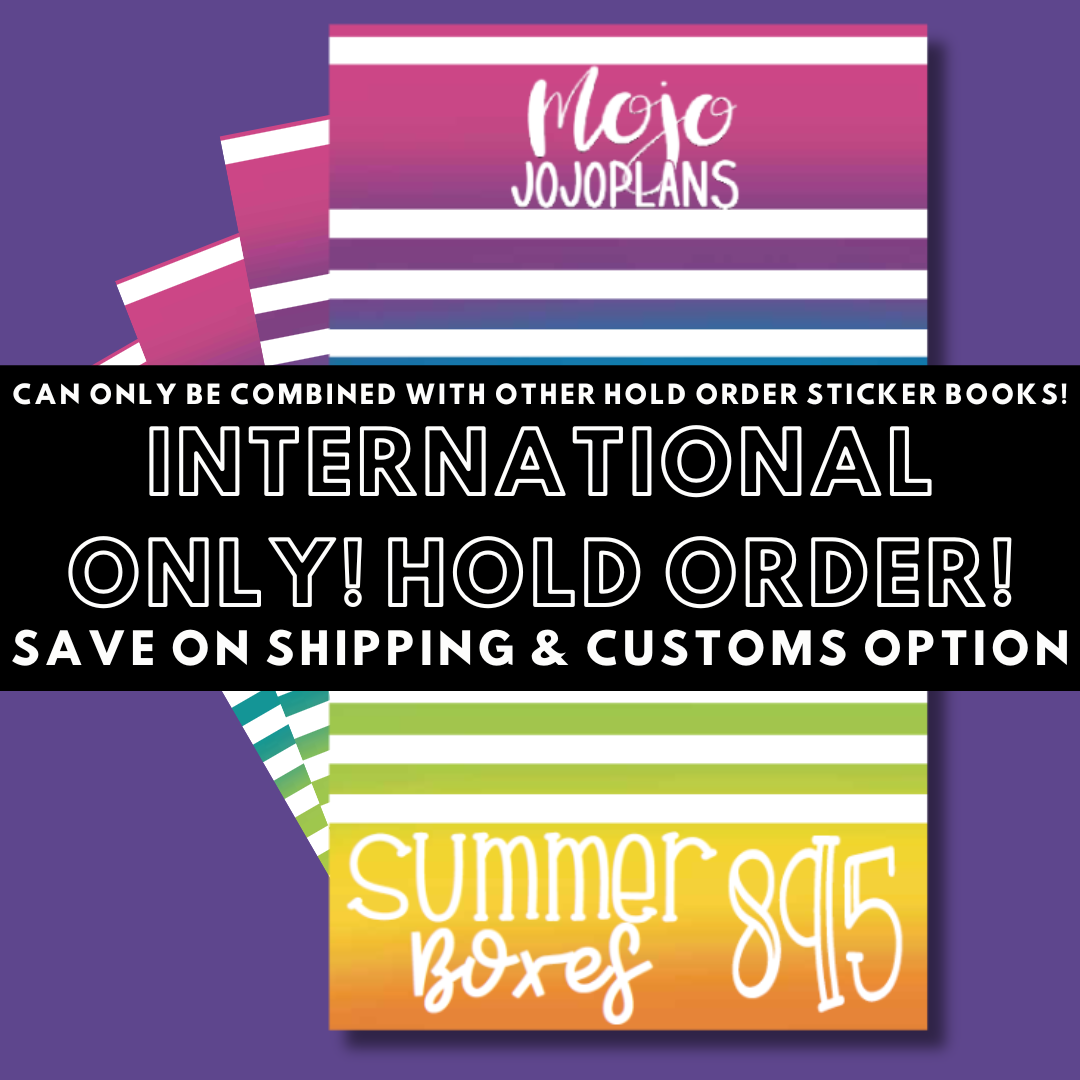INTERNATIONAL ONLY- Classic Sticker Books Options (No U.S. Orders)
