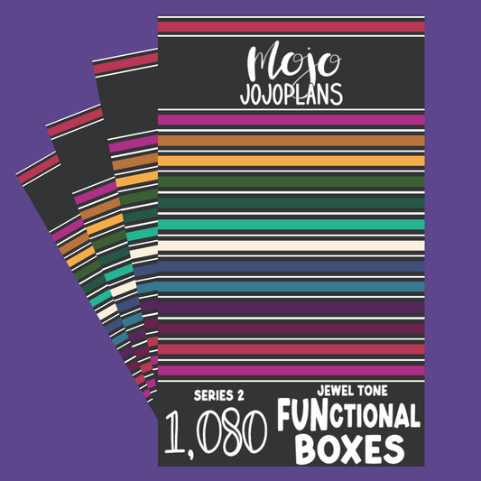 Jewel Tone Functional Boxes SERIES 2 Sticker Book
