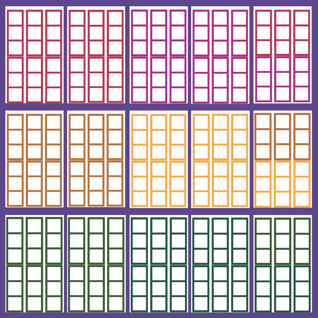 Jewel Tone Functional Boxes SERIES 4 Sticker Book