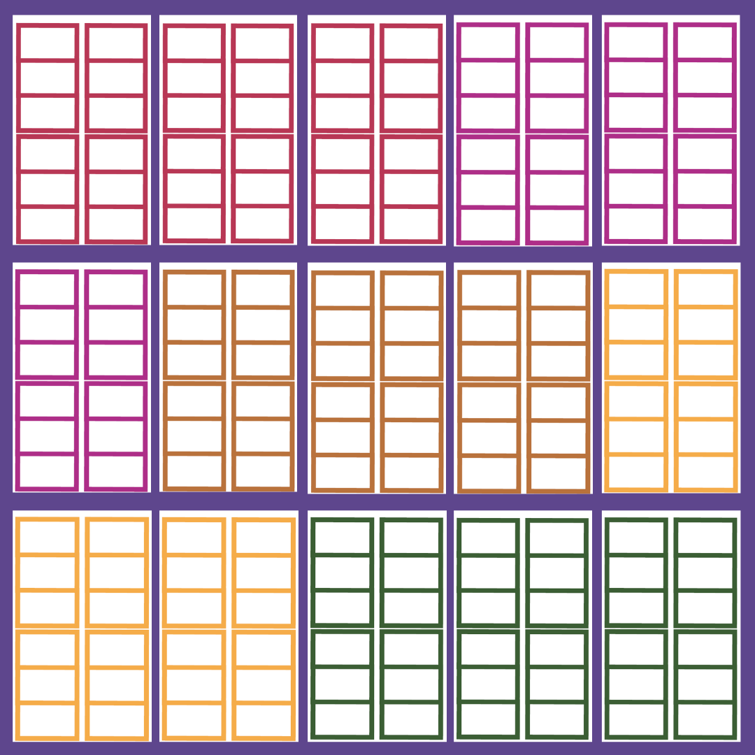 Jewel Tone Functional Boxes SERIES 5 Sticker Book