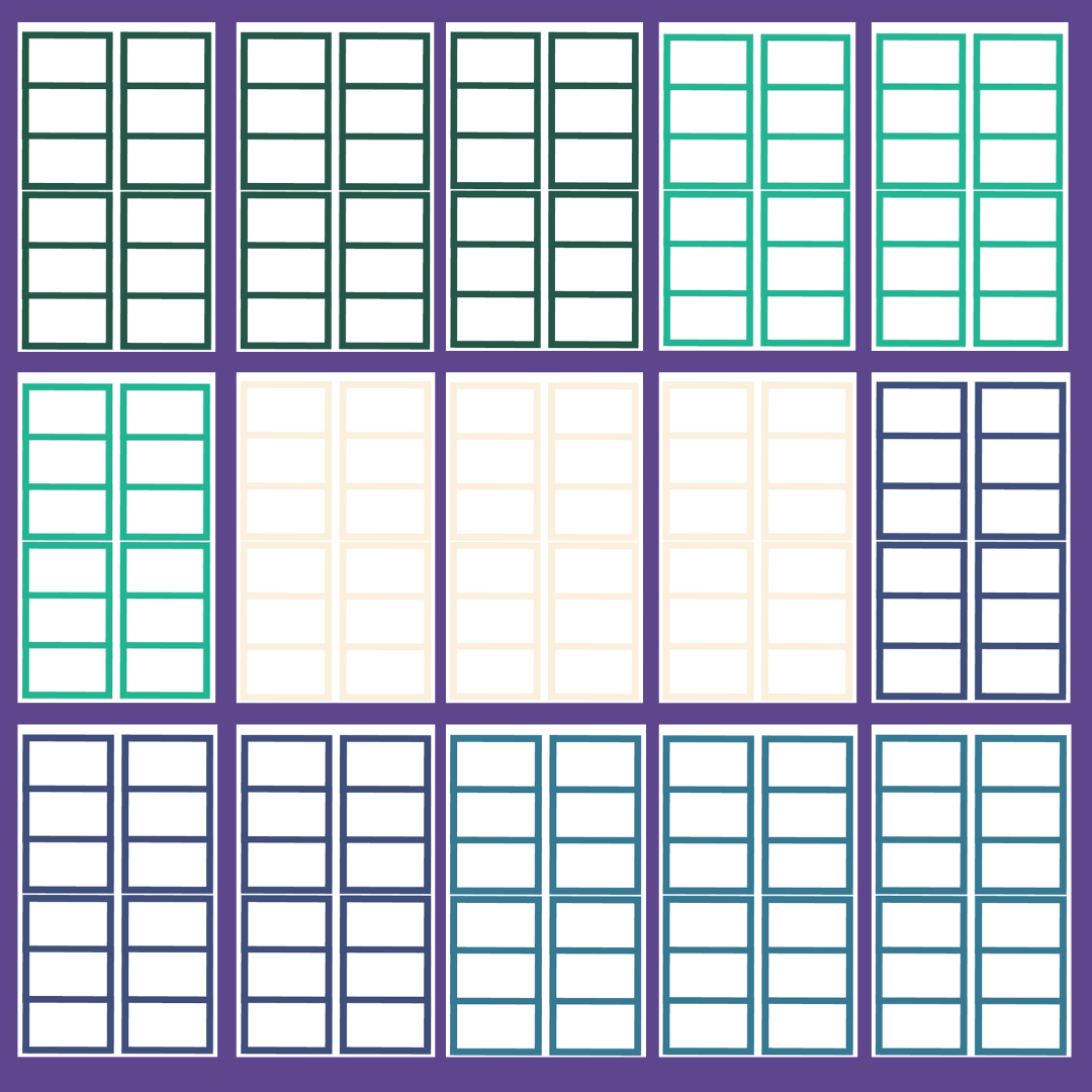 Jewel Tone Functional Boxes SERIES 5 Sticker Book