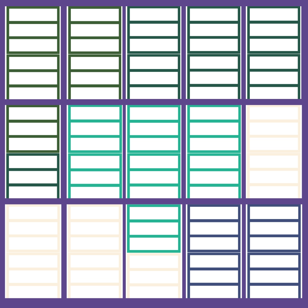 Jewel Tone Functional Boxes SERIES 7 Sticker Book