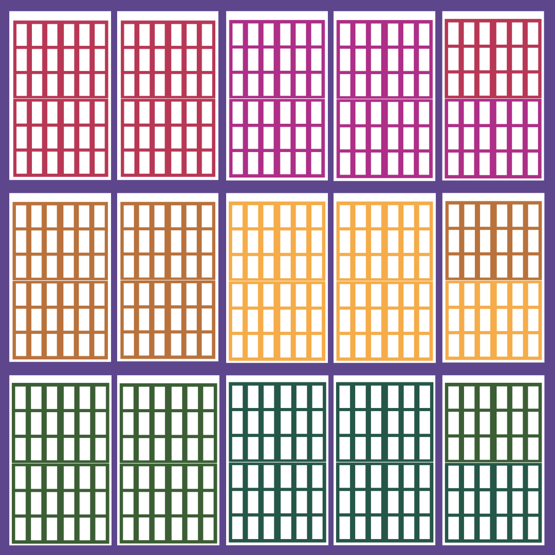 Jewel Tone Functional Boxes SERIES 2 Sticker Book
