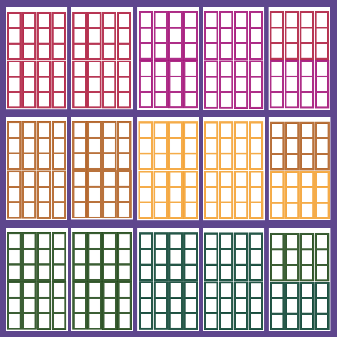 Jewel Tone Functional Boxes SERIES 3 Sticker Book
