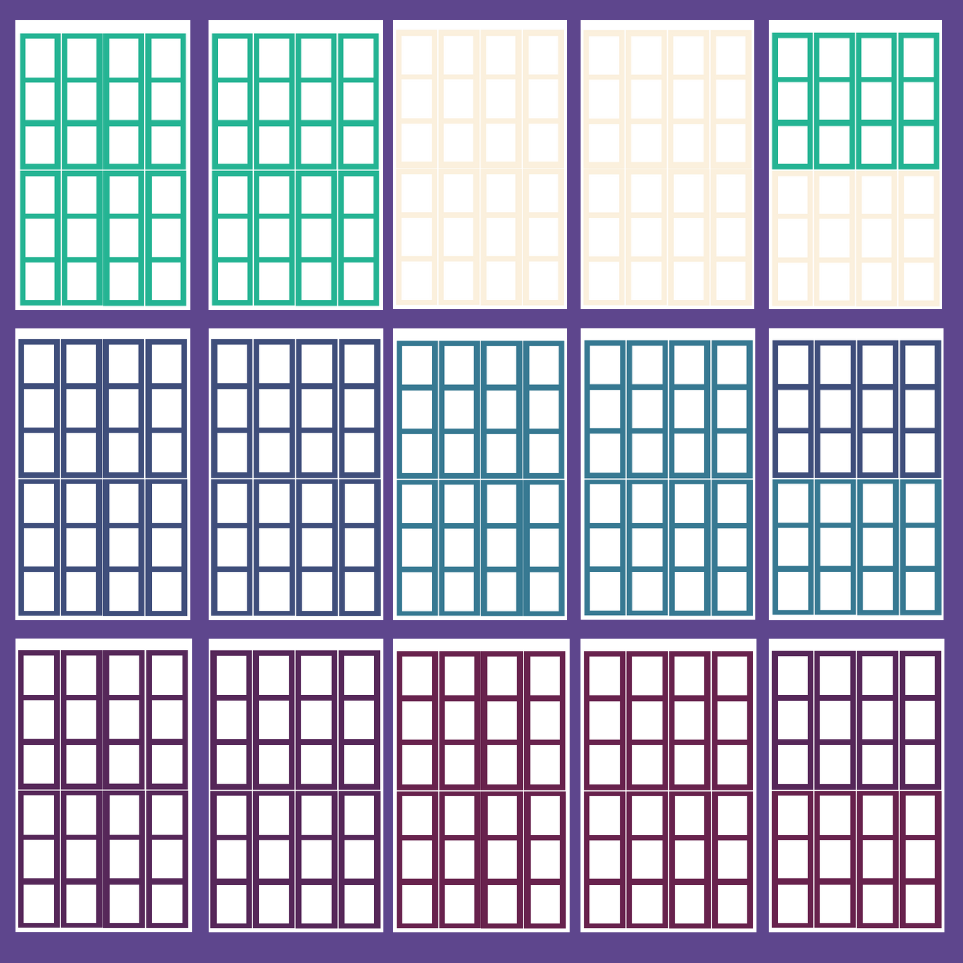 Jewel Tone Functional Boxes SERIES 3 Sticker Book