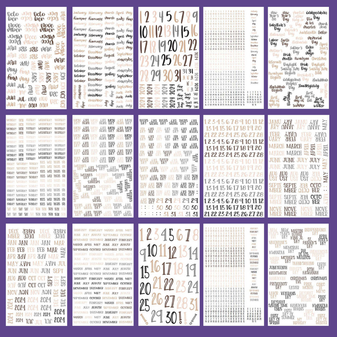 Neutral Date It! Sticker Book
