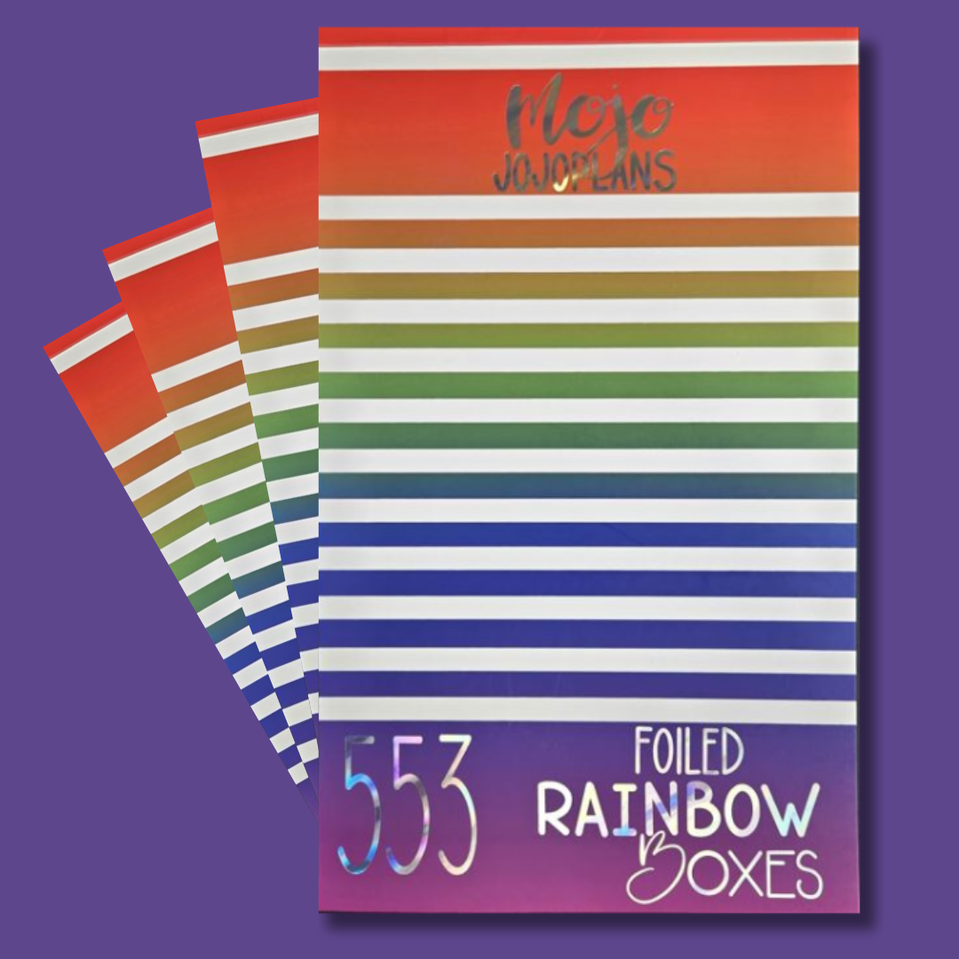 INDIVIDUAL SHEETS FOIL Rainbow Boxes