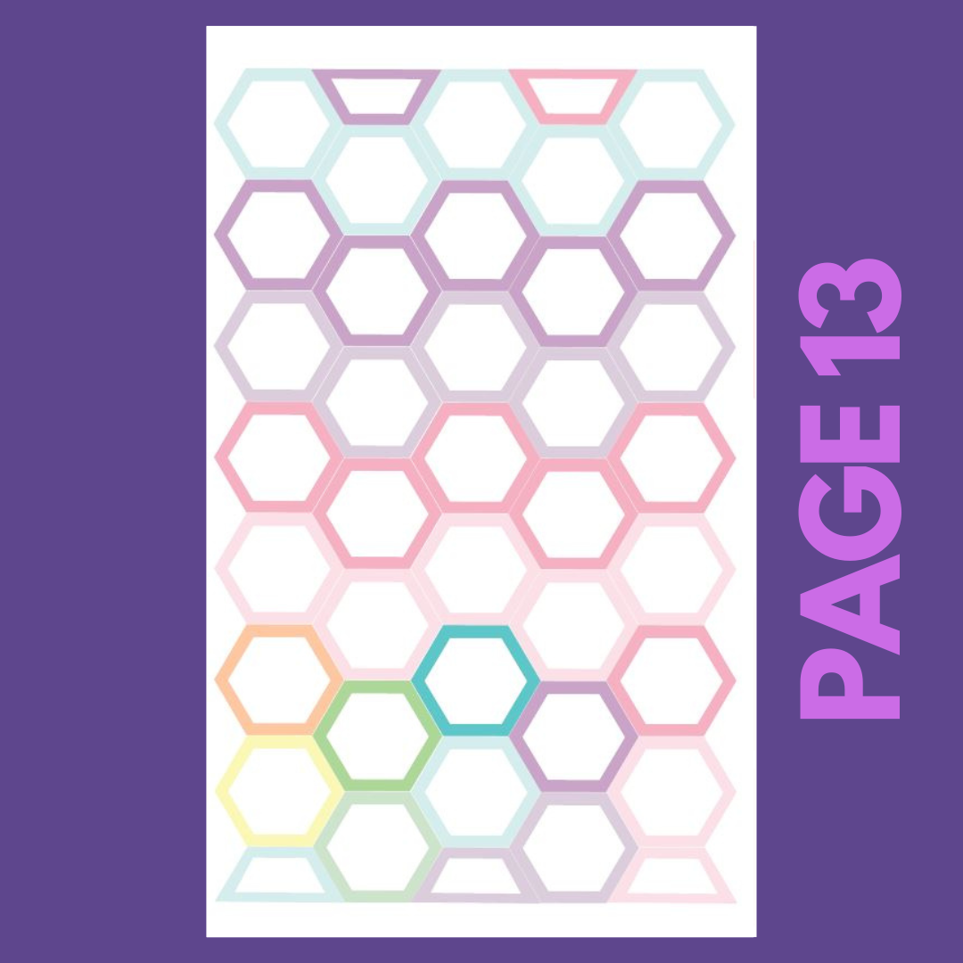 INDIVIDUAL SHEETS Pastel Shapes