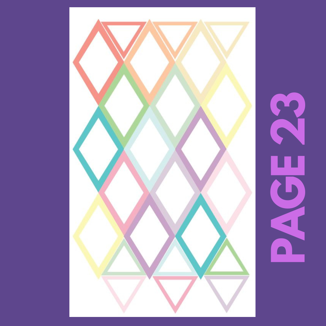 INDIVIDUAL SHEETS Pastel Shapes
