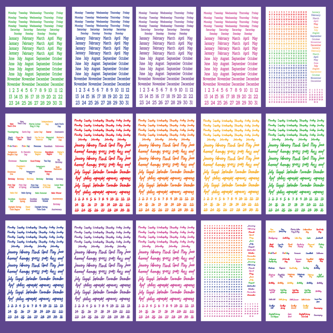 Rainbow Date the Dates