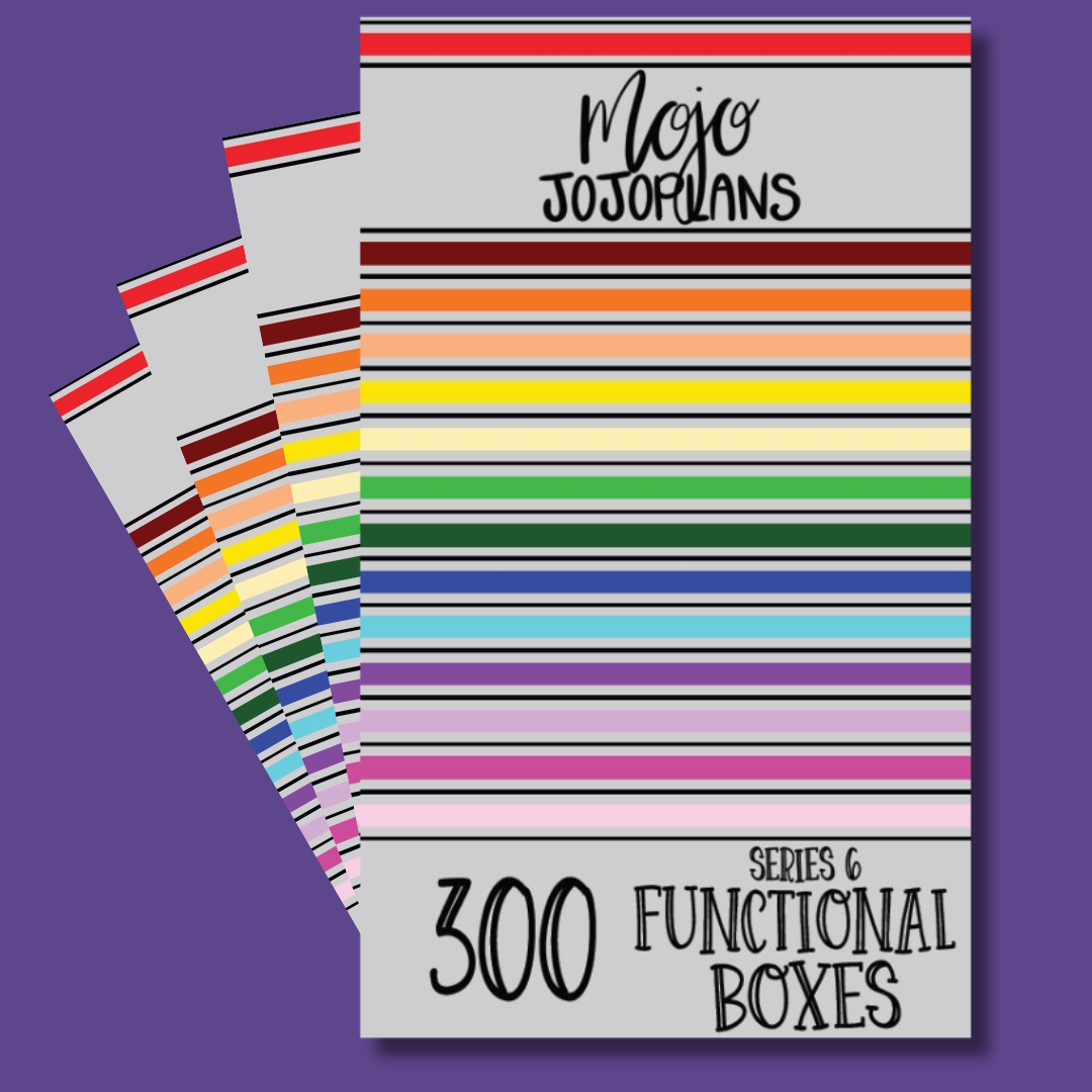 Functional Boxes Series 6 Sticker Book – Mojo Jojoplans