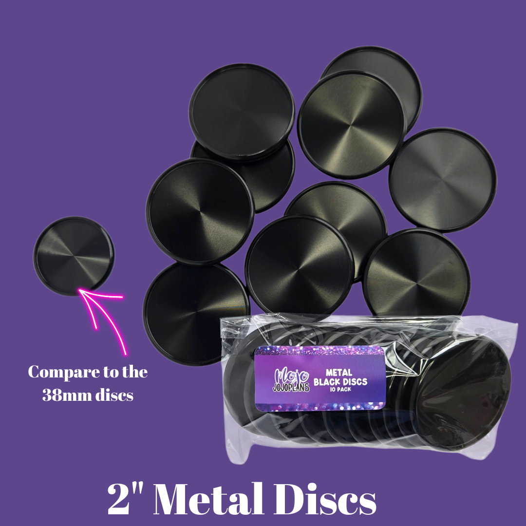 MOJO Max Discs- Black (2")