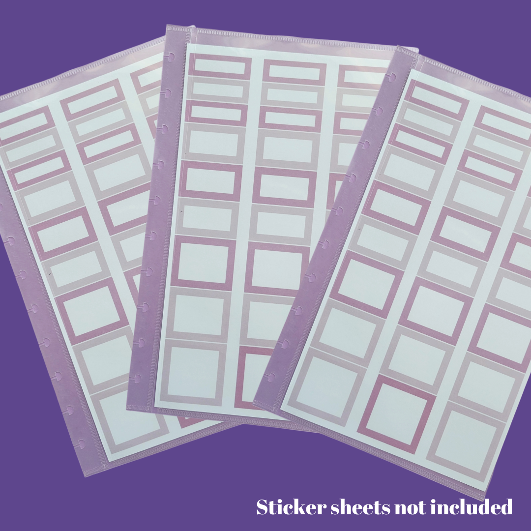 6x10 Refill Pack-Sticker Storage Pockets (10 sheets)