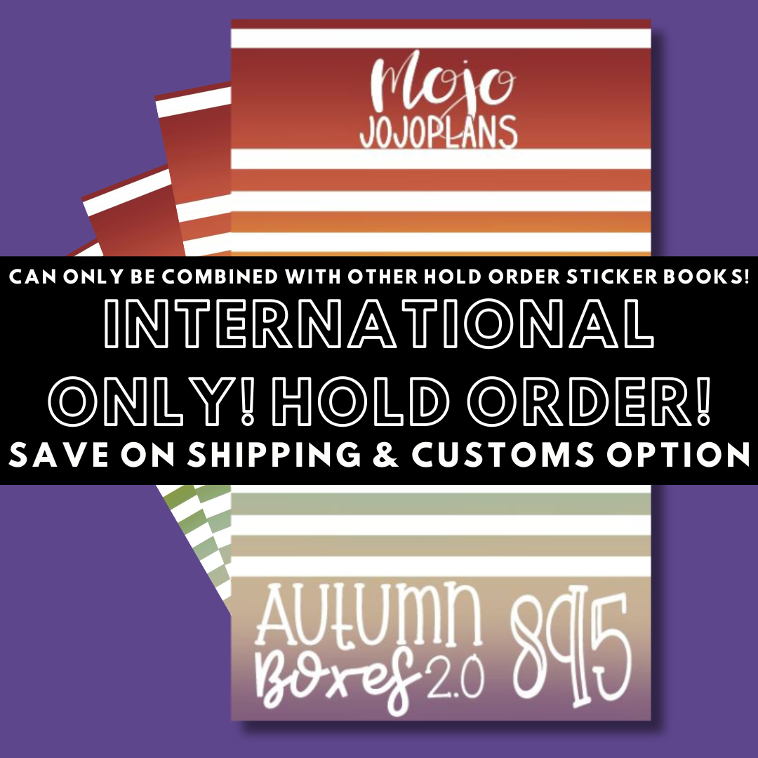 INTERNATIONAL ONLY- Classic Sticker Books Options (No U.S. Orders)