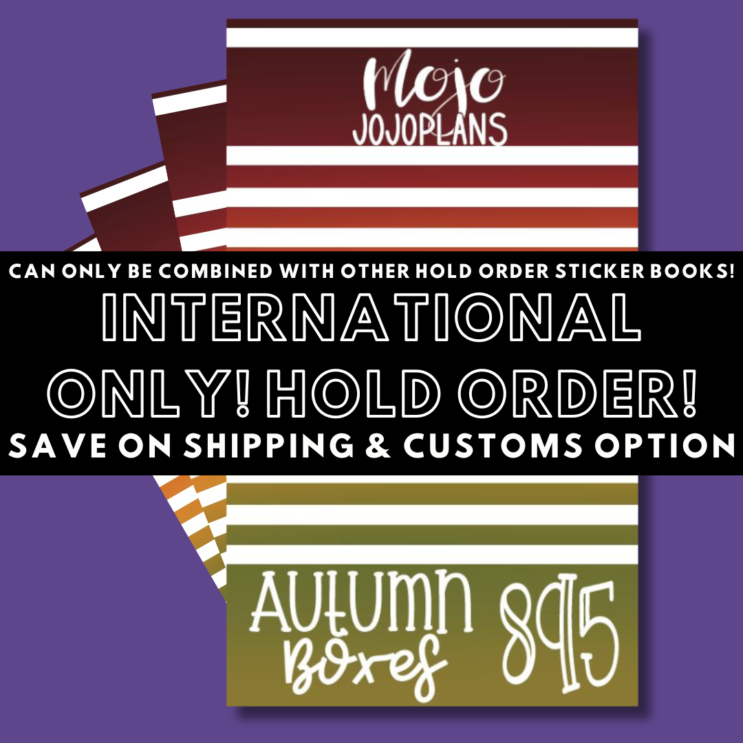 INTERNATIONAL ONLY- Classic Sticker Books Options (No U.S. Orders)
