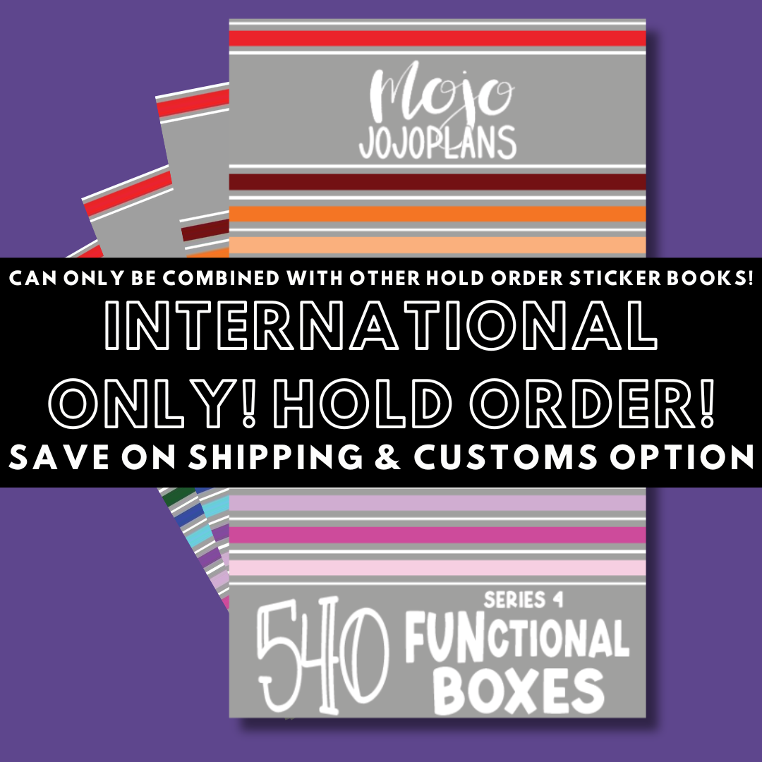 INTERNATIONAL ONLY- Classic Sticker Books Options (No U.S. Orders)