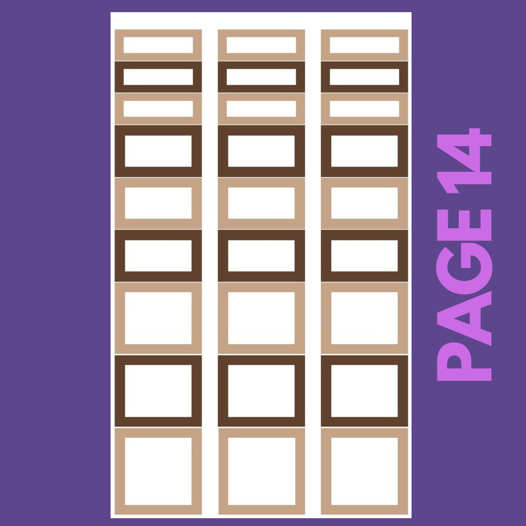 INDIVIDUAL SHEETS Neutral Boxes