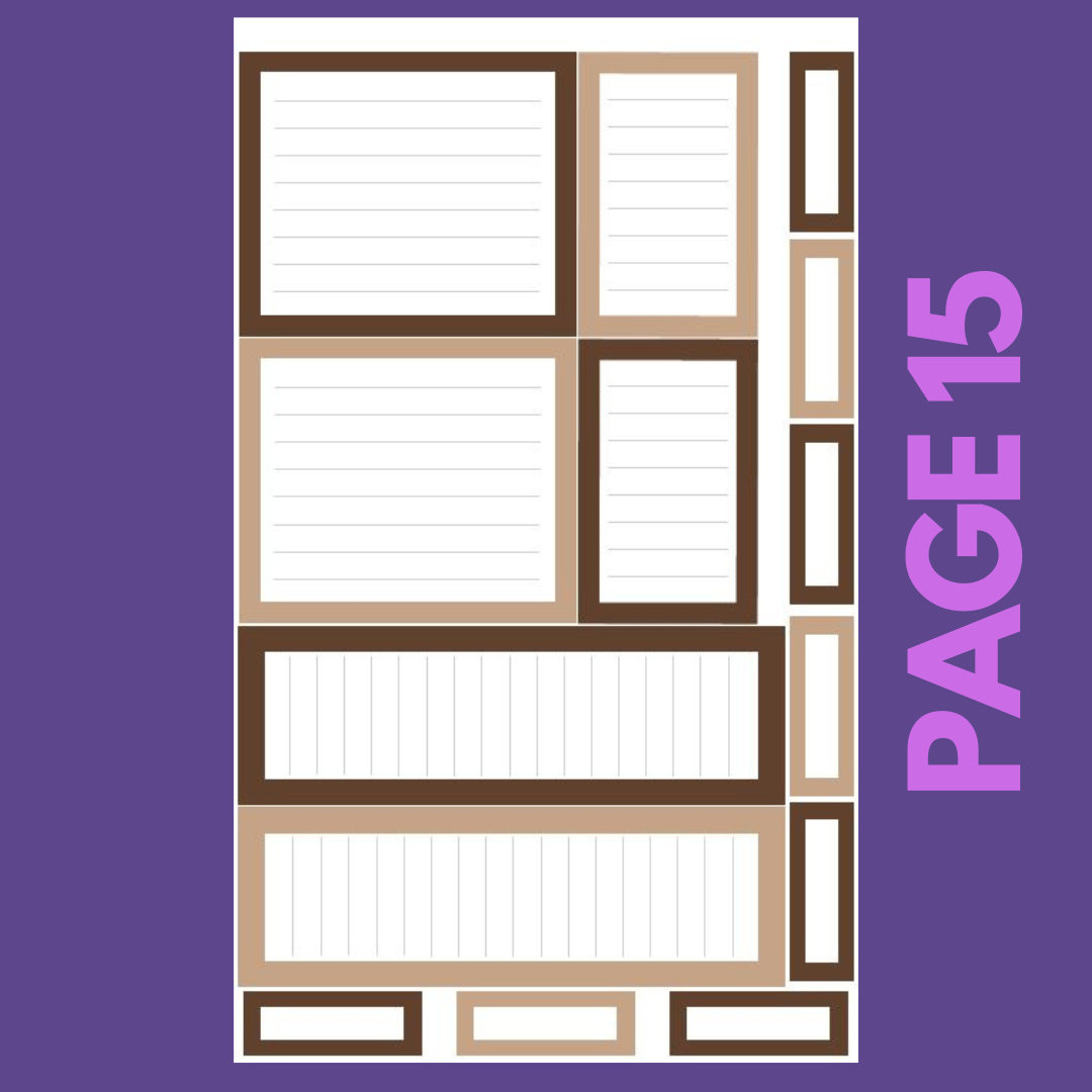 INDIVIDUAL SHEETS Neutral Boxes