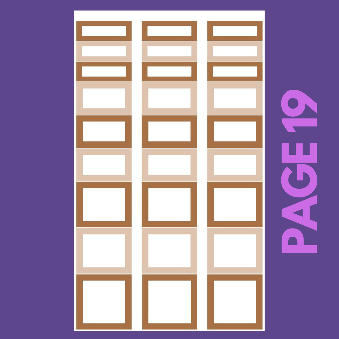 INDIVIDUAL SHEETS Neutral Boxes