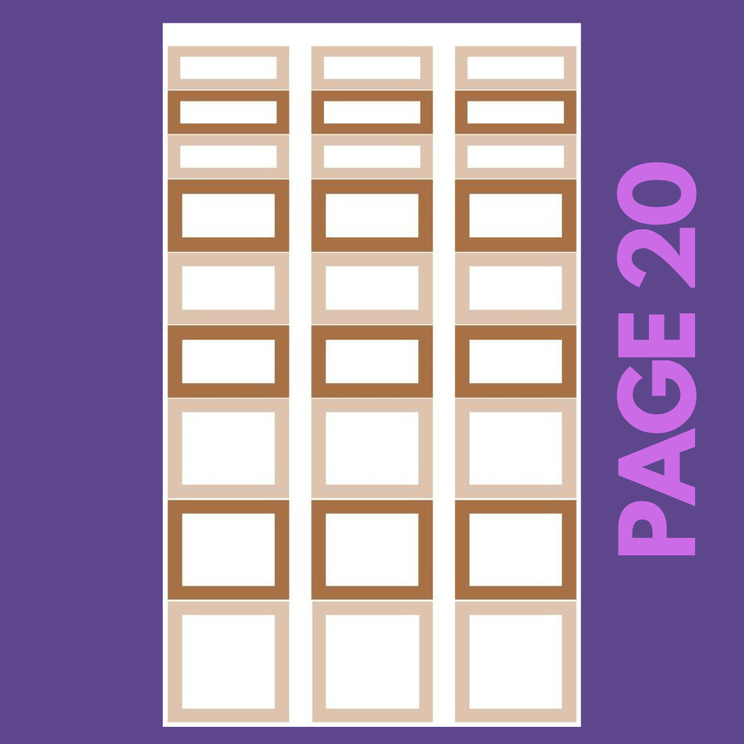 INDIVIDUAL SHEETS Neutral Boxes
