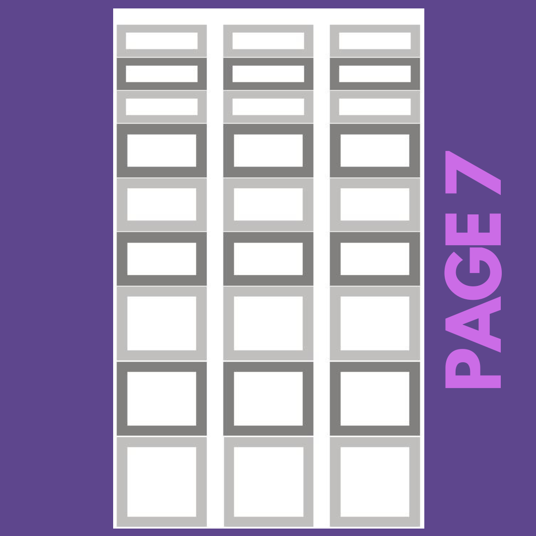 INDIVIDUAL SHEETS Neutral Boxes