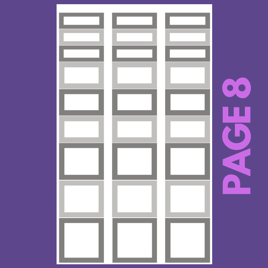 INDIVIDUAL SHEETS Neutral Boxes