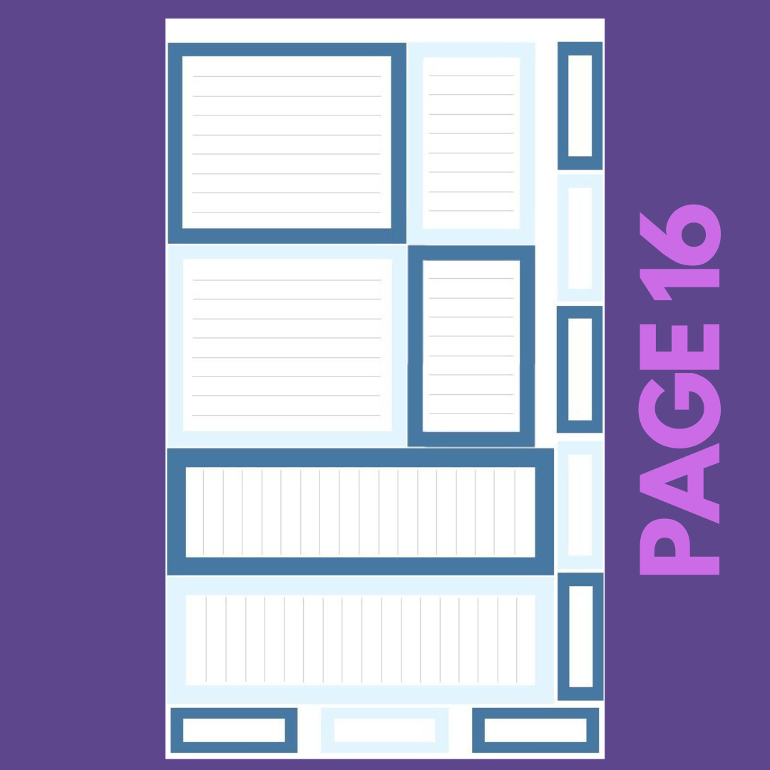 INDIVIDUAL SHEETS Winter Boxes 2.0