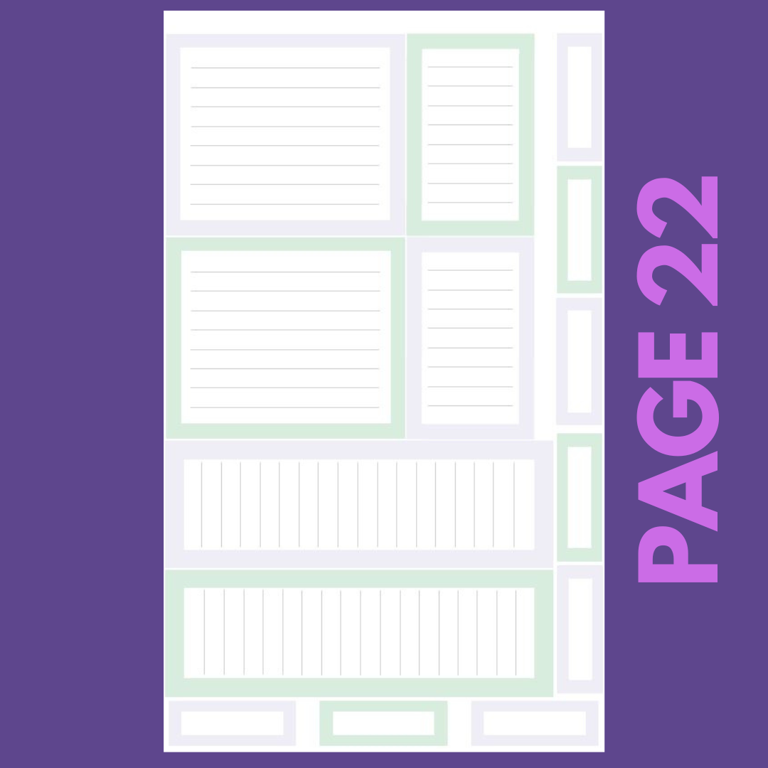 INDIVIDUAL SHEETS Winter Boxes 2.0