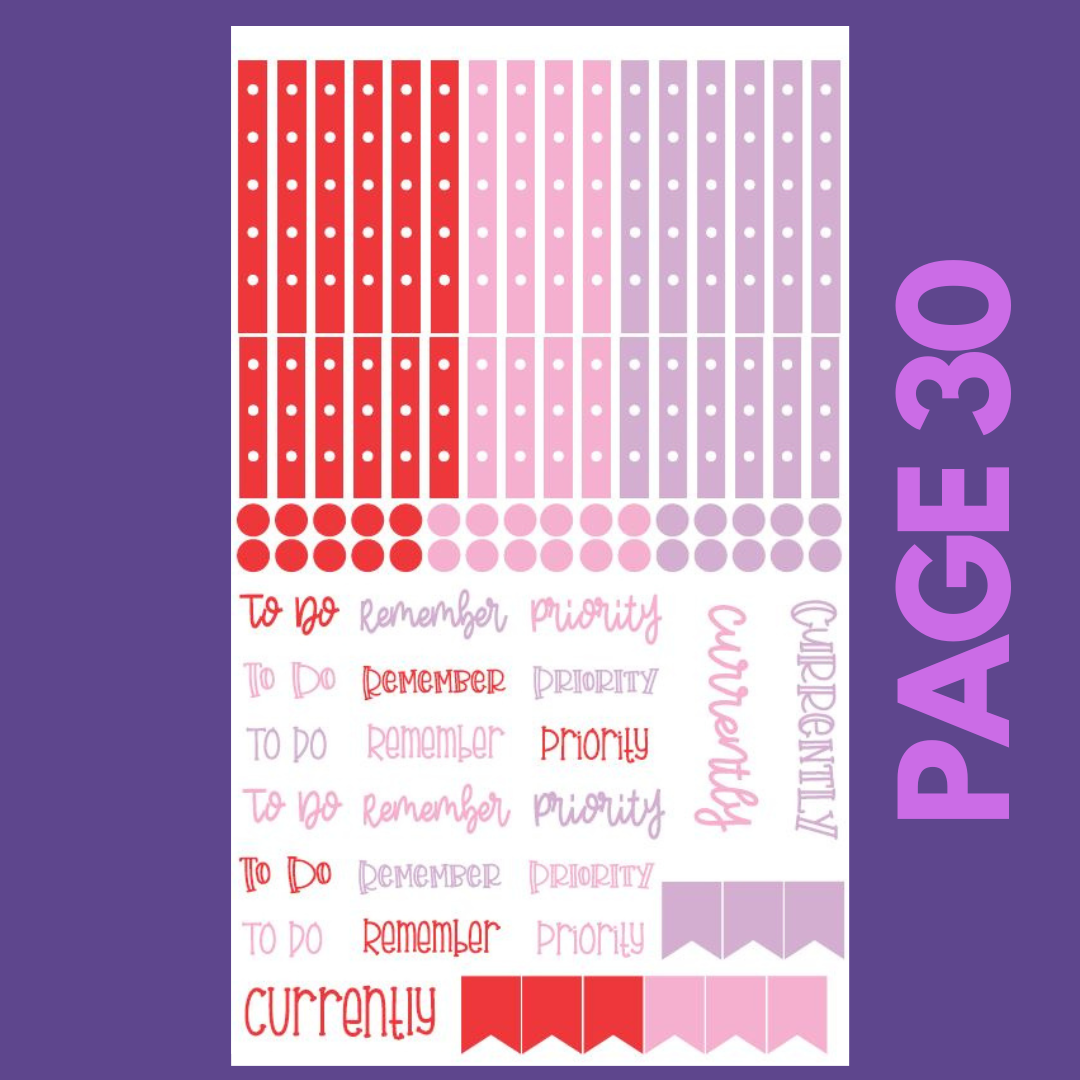 INDIVIDUAL SHEETS Winter Boxes 2.0