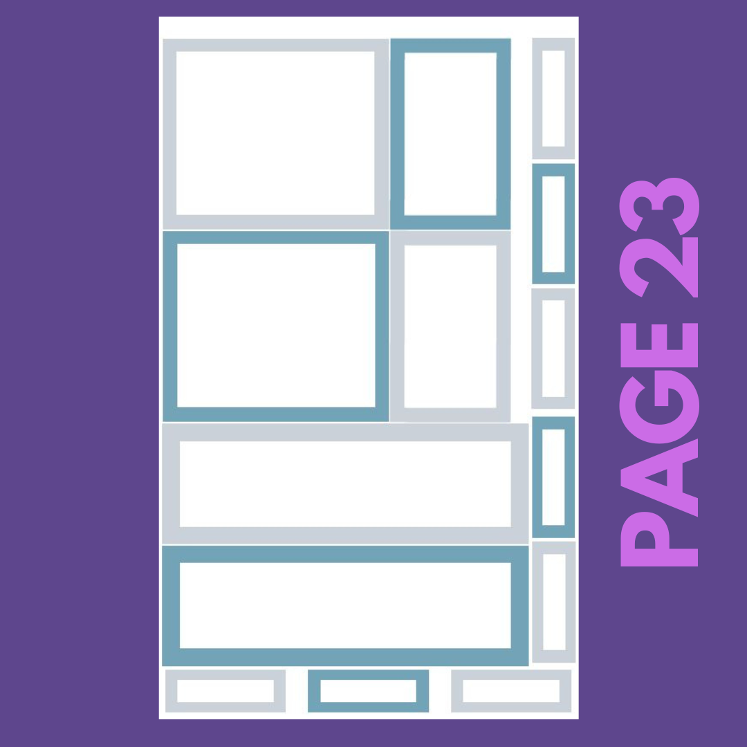 INDIVIDUAL SHEETS Winter Boxes