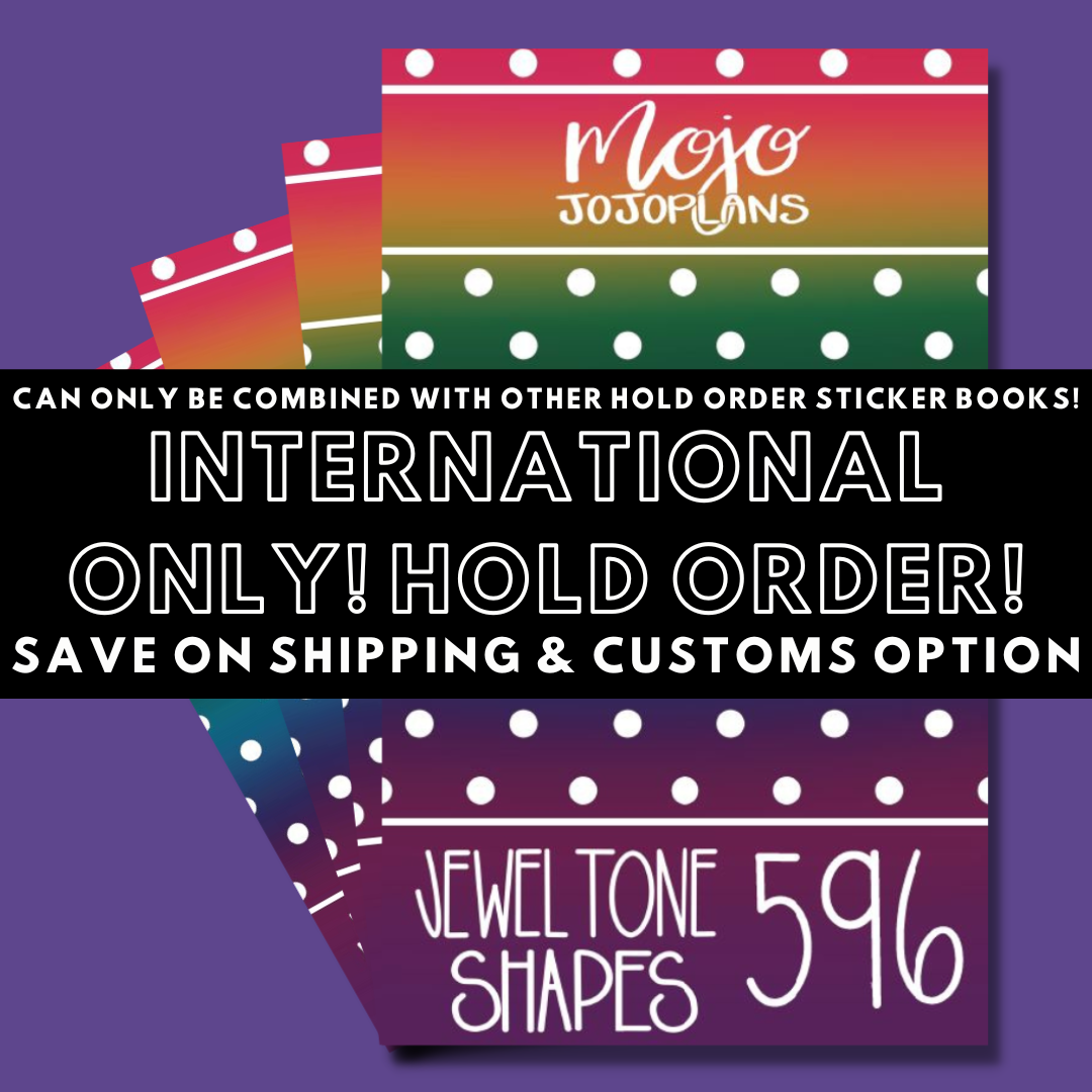 INTERNATIONAL ONLY- Shapes Sticker Books Options (No U.S. Orders)